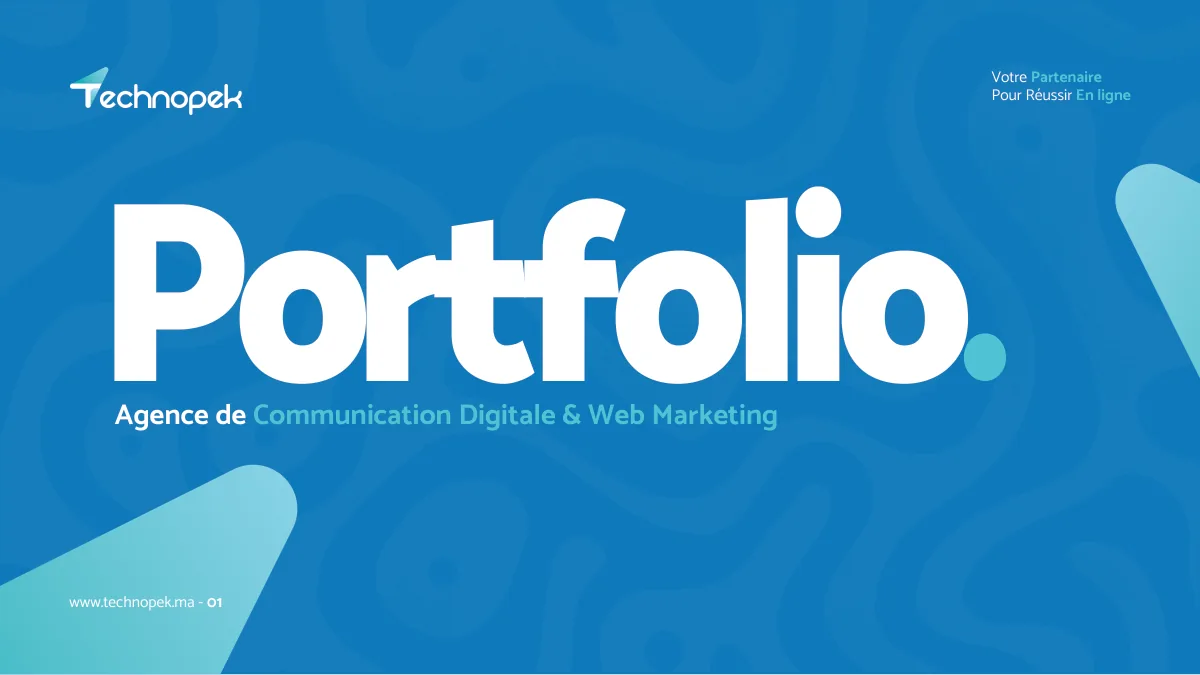 Technopek Maroc — portfolio agence digitale · planche 1 sur 34