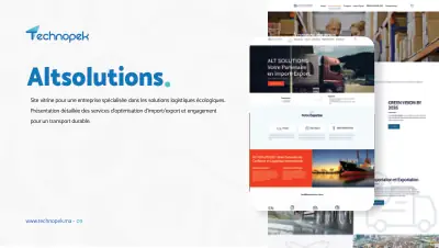 Technopek Maroc — portfolio agence digitale · planche 9 sur 34