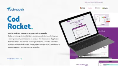 Technopek Maroc — portfolio agence digitale · planche 15 sur 34